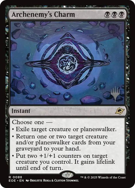Archenemy's Charm - Promo Pack: Edge of Eternities Magic: The Gathering trading card
