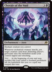Chorale of the Void - Promo Pack: Edge of Eternities (PPEOE) #91 - Rare Magic: The Gathering Trading Card