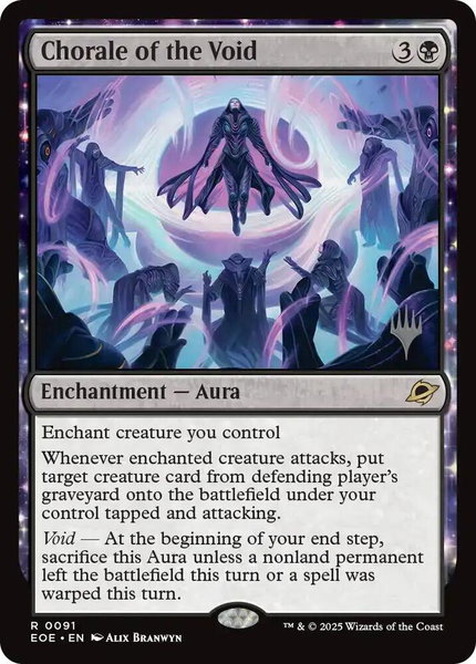 Chorale of the Void - Promo Pack: Edge of Eternities Magic: The Gathering trading card