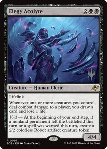 Elegy Acolyte - Promo Pack: Edge of Eternities (PPEOE) #97 - Rare Magic: The Gathering Trading Card