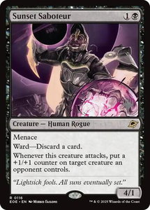 Sunset Saboteur - Promo Pack: Edge of Eternities (PPEOE) #116 - Rare Magic: The Gathering Trading Card