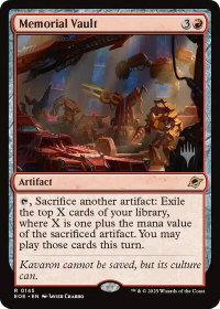 Memorial Vault - Promo Pack: Edge of Eternities (PPEOE) #145 - Rare Magic: The Gathering Trading Card