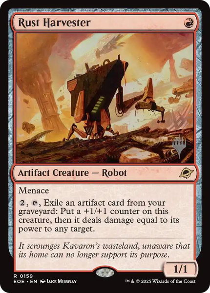 Rust Harvester - Promo Pack: Edge of Eternities Magic: The Gathering trading card