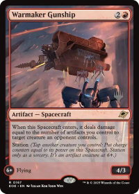 Warmaker Gunship - Promo Pack: Edge of Eternities (PPEOE) #167 - Rare Magic: The Gathering Trading Card