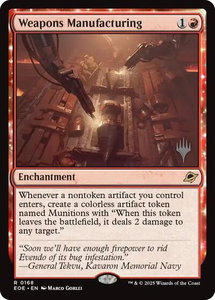 Weapons Manufacturing - Promo Pack: Edge of Eternities (PPEOE) #168 - Rare Magic: The Gathering Trading Card
