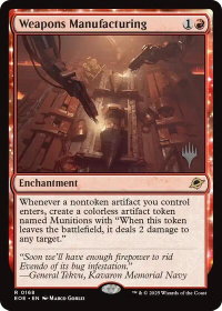 Weapons Manufacturing - Promo Pack: Edge of Eternities (PPEOE) #168 - Rare Magic: The Gathering Trading Card