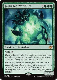 Famished Worldsire - Promo Pack: Edge of Eternities (PPEOE) #182 - Mythic Rare Magic: The Gathering Trading Card