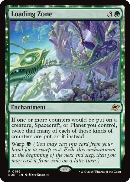 Loading Zone trading card from Promo Pack: Edge of Eternities Loading Zone - Promo Pack: Edge of Eternities Magic: The Gathering trading card