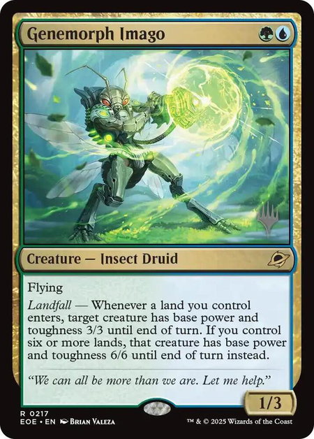 Genemorph Imago - Promo Pack: Edge of Eternities Magic: The Gathering trading card