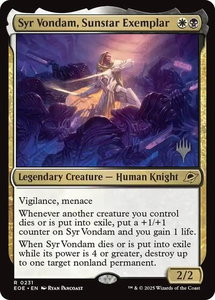 Syr Vondam, Sunstar Exemplar - Promo Pack: Edge of Eternities (PPEOE) #231 - Rare Magic: The Gathering Trading Card