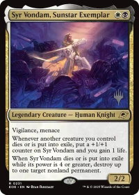Syr Vondam, Sunstar Exemplar - Promo Pack: Edge of Eternities (PPEOE) #231 - Rare Magic: The Gathering Trading Card