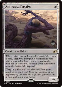 Anticausal Vestige - Promo Pack: Edge of Eternities (PPEOE) #1 - Rare Magic: The Gathering Trading Card