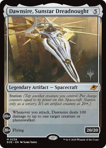 Dawnsire, Sunstar Dreadnought - Promo Pack: Edge of Eternities (PPEOE) #238 - Mythic Rare Magic: The Gathering Trading Card