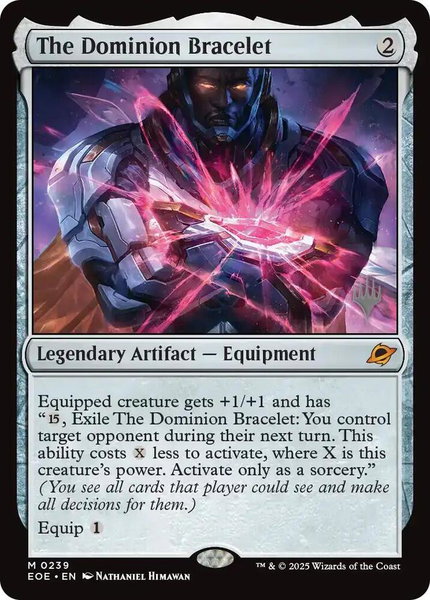 The Dominion Bracelet - Promo Pack: Edge of Eternities Magic: The Gathering trading card