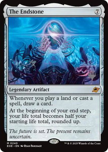 The Endstone - Promo Pack: Edge of Eternities (PPEOE) #240 - Mythic Rare Magic: The Gathering Trading Card