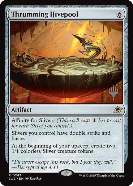 Thrumming Hivepool - Promo Pack: Edge of Eternities Magic: The Gathering trading card