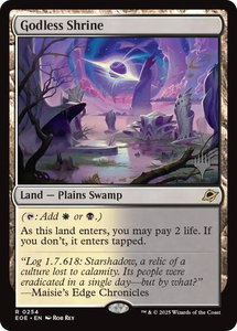 Godless Shrine - Promo Pack: Edge of Eternities (PPEOE) #254 - Rare Magic: The Gathering Trading Card