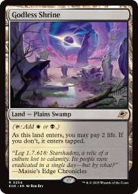 Godless Shrine - Promo Pack: Edge of Eternities (PPEOE) #254 - Rare Magic: The Gathering Trading Card