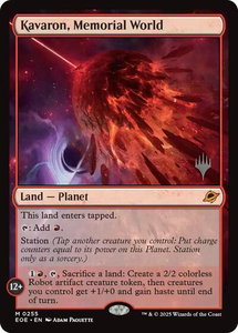 Kavaron, Memorial World - Promo Pack: Edge of Eternities (PPEOE) #255 - Mythic Rare Magic: The Gathering Trading Card