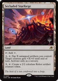 Secluded Starforge - Promo Pack: Edge of Eternities (PPEOE) #257 - Rare Magic: The Gathering Trading Card