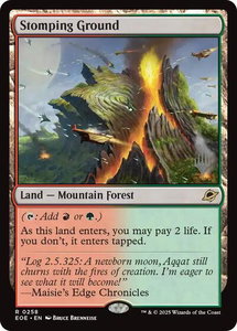 Stomping Ground - Promo Pack: Edge of Eternities (PPEOE) #258 - Rare Magic: The Gathering Trading Card