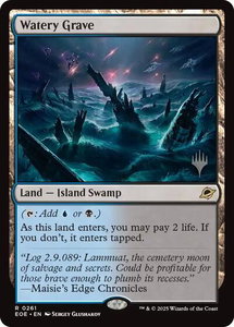 Watery Grave - Promo Pack: Edge of Eternities (PPEOE) #261 - Rare Magic: The Gathering Trading Card