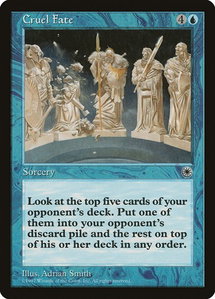 Cruel Fate - Portal (POR) #50 - Rare Magic: The Gathering Trading Card