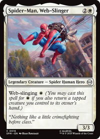 Spider-Man, Web-Slinger - Marvel's Spider-Man (SPM) #16 - Common Magic: The Gathering Trading Card