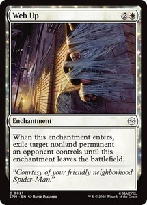 Web Up - Marvel's Spider-Man (SPM) #21 - Common Magic: The Gathering Trading Card