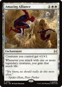 Amazing Alliance - Marvel's Spider-Man: Eternal-Legal (SPE) #2 - Rare Magic: The Gathering Trading Card