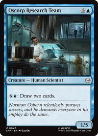 Oscorp Research Team - Marvel's Spider-Man (SPM) #40 - Common Magic: The Gathering Trading Card