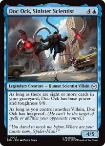 Doc Ock, Sinister Scientist - Marvel's Spider-Man (SPM) #29 - Common Magic: The Gathering Trading Card