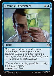 Unstable Experiment - Marvel's Spider-Man (SPM) #47 - Common Magic: The Gathering Trading Card
