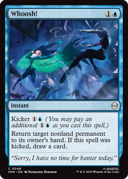 Whoosh! trading card from Marvel's Spider-Man Whoosh! - Marvel's Spider-Man Magic: The Gathering trading card