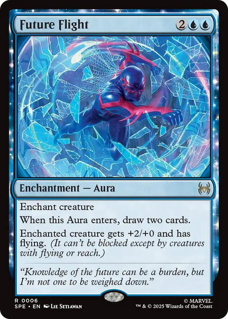 Future Flight trading card from Marvel's Spider-Man: Eternal-Legal Future Flight - Marvel's Spider-Man: Eternal-Legal Magic: The Gathering trading card