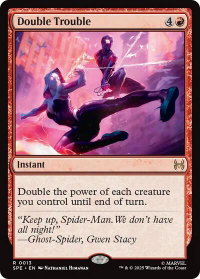 Double Trouble - Marvel's Spider-Man: Eternal-Legal (SPE) #13 - Rare Magic: The Gathering Trading Card