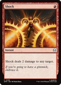 Shock - Marvel's Spider-Man (SPM) #88 - Common Magic: The Gathering Trading Card