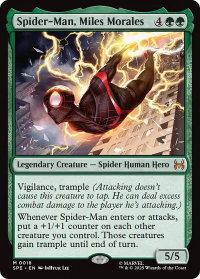 Spider-Man, Miles Morales - Marvel's Spider-Man: Eternal-Legal (SPE) #18 - Mythic Rare Magic: The Gathering Trading Card