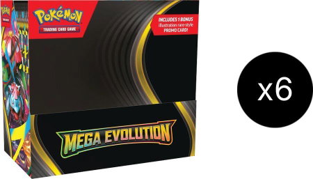 Mega Evolution Enhanced Booster Case trading card from ME01: Mega Evolution Mega Evolution Enhanced Booster Case - ME01: Mega Evolution Pokémon trading card