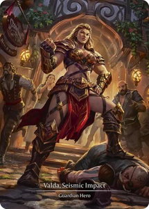 Valda, Seismic Impact (Marvel) - Mastery Pack Guardian  #MPG001 - Marvel Flesh and Blood Trading Card