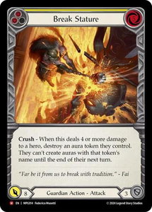 Break Stature - Mastery Pack Guardian  #MPG014 - Majestic Flesh and Blood Trading Card
