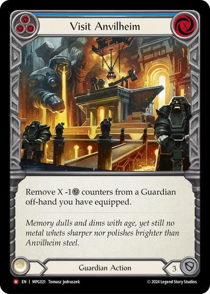 Visit Anvilheim - Mastery Pack Guardian Flesh and Blood trading card