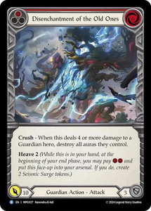 Disenchantment of the Old Ones - Mastery Pack Guardian  #MPG027 - Rare Flesh and Blood Trading Card