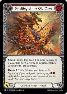 Smelting of the Old Ones - Mastery Pack Guardian  #MPG028 - Rare Flesh and Blood Trading Card
