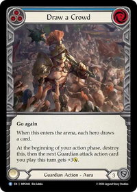 Draw a Crowd - Mastery Pack Guardian  #MPG044 - Rare Flesh and Blood Trading Card