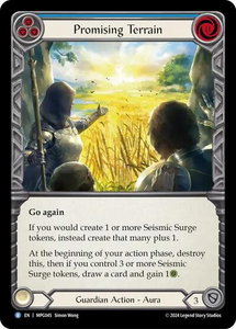 Promising Terrain - Mastery Pack Guardian  #MPG045 - Rare Flesh and Blood Trading Card