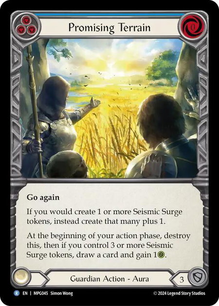 Promising Terrain - Mastery Pack Guardian Flesh and Blood trading card