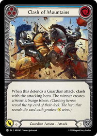 Clash of Mountains (Blue) - Mastery Pack Guardian  #MPG063 - Common Flesh and Blood Trading Card