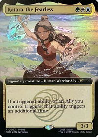 Katara, the Fearless (Extended Art) - Media Promos (MEDIA) #3 - Promo Magic: The Gathering Trading Card