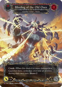 Blinding of the Old Ones (Marvel) - Mastery Pack Guardian  #MPG026 - Marvel Flesh and Blood Trading Card